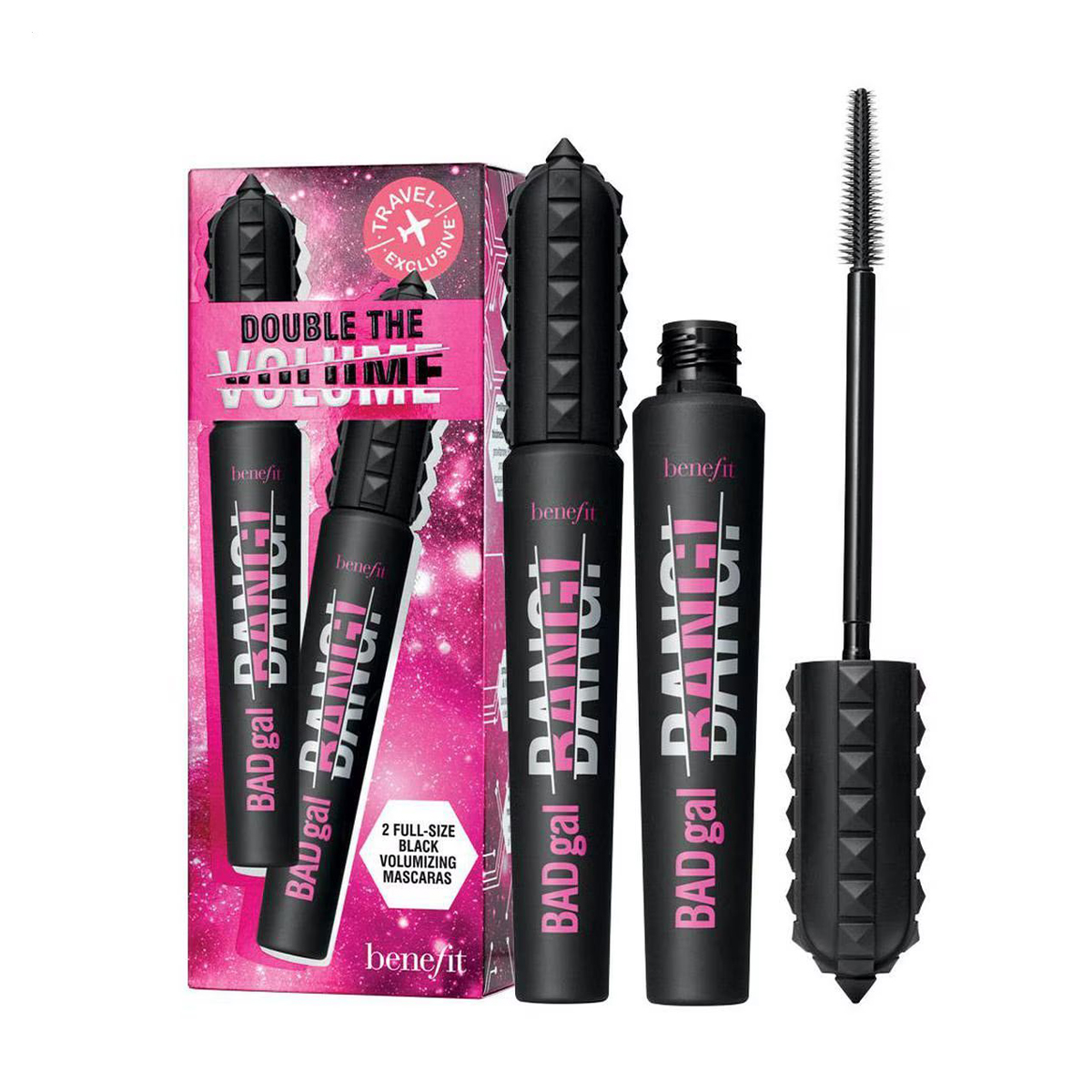 Туш для вій Benefit Double The Volume Set, Intense Black, 2*8.5 г