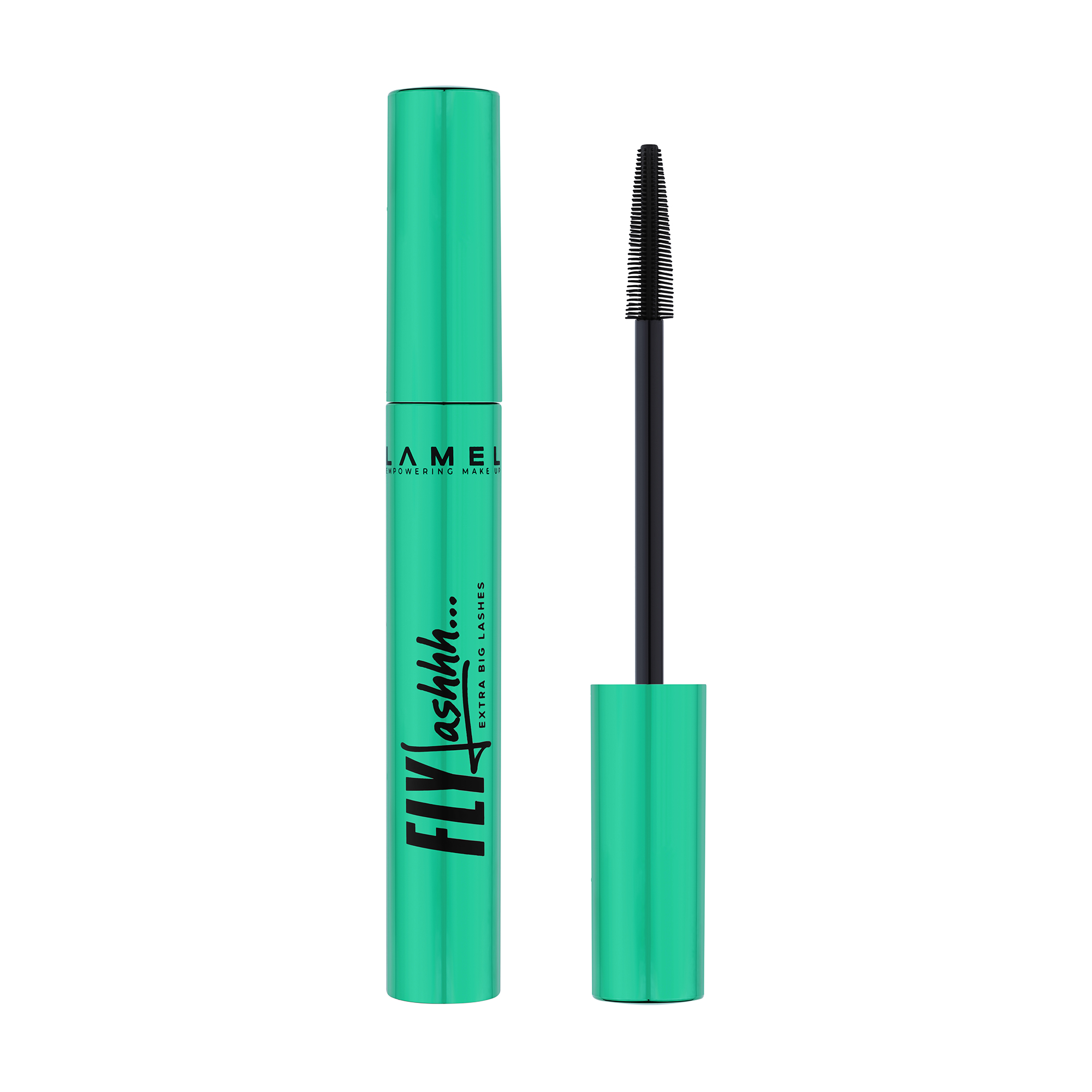 Туш для вій LAMEL Make Up Fly Lash Mascara Подовжувальна, з ефектом накладних вій, ультрачорна, 10 мл